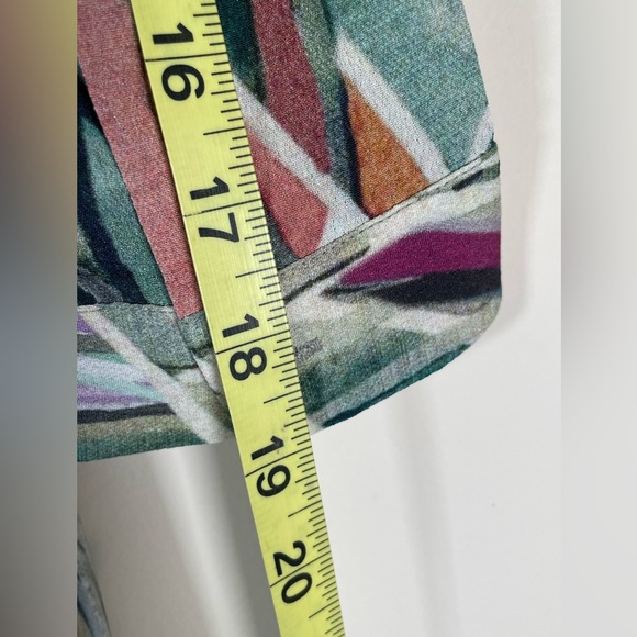 bl-nk ANTHROPOLOGIE Winona Watercolor Shirtdress SZ S FLOWY button Down western - Picture 15 of 16